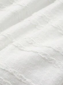 DAZY Vestido midi de mujer elegante de unicolor con hombros descubiertos, mangas acampanadas texturizadas, volantes y manga larga para otoño