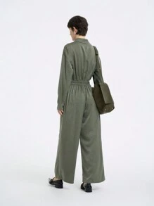 Aalyst Women's 2024 New Stylish High Waisted Slim Fit Casual Jumpsuit