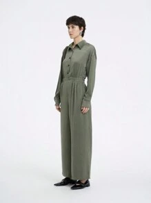 Aalyst Women's 2024 New Stylish High Waisted Slim Fit Casual Jumpsuit
