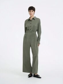 Aalyst Women's 2024 New Stylish High Waisted Slim Fit Casual Jumpsuit