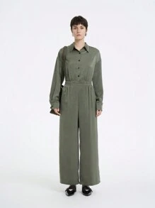 Aalyst Women's 2024 New Stylish High Waisted Slim Fit Casual Jumpsuit