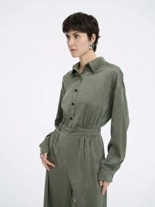 Aalyst Women's 2024 New Stylish High Waisted Slim Fit Casual Jumpsuit