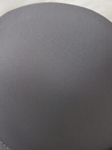 3pcs Set Women's Solid Color Minimalist Leisure Bras With Steel Rings - Multicolor - View 5