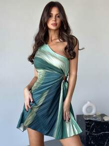 Firerie 女士无袖镂空简约休闲迷你连衣裙 - 彩色 - 查看 6