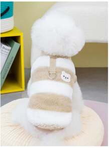 Pet Double-Sided Fleece Sweater, Thickened And Casual, 2-Legged Autumn/Winter Style, 23 Polar Bear Fleece, Dog Top, Casual Fleece, Pet Clothes, Animal Top