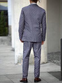 Manfinity Bizformal Men's Fashion Suit Set - Grey - View 2