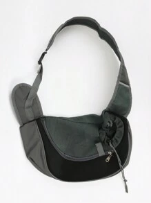 宠物狗背包背带透气网眼旅行背带袋，适用于狗猫圣诞节节日礼物 - 淺藍色 - 查看 6