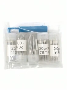 50/100 件老式家用不锈钢缝纫机针套装，多尺寸替换脚踏缝纫机，五种尺寸适合缝制外套、裤子、裙子、包包、围巾、帽子、衣服等，适合设计师、裁缝、家庭主妇、缝纫针 - 白色 - 查看 7