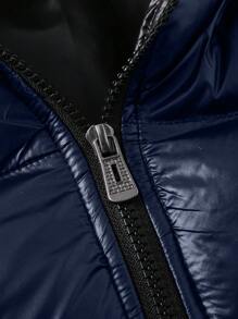 Manfinity Homme 男式纯色前拉链长袖口袋休闲连帽运动衫