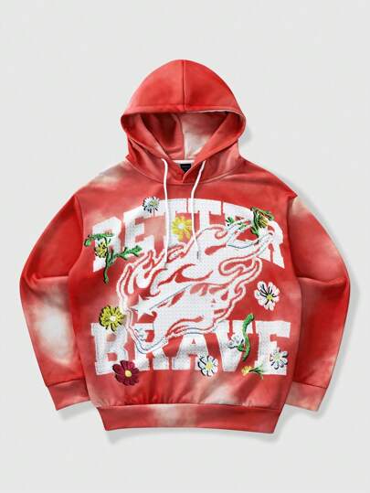 Street Life Men's Casual Solid Hoodie, Minimalist And Fashion For Everyday Wear