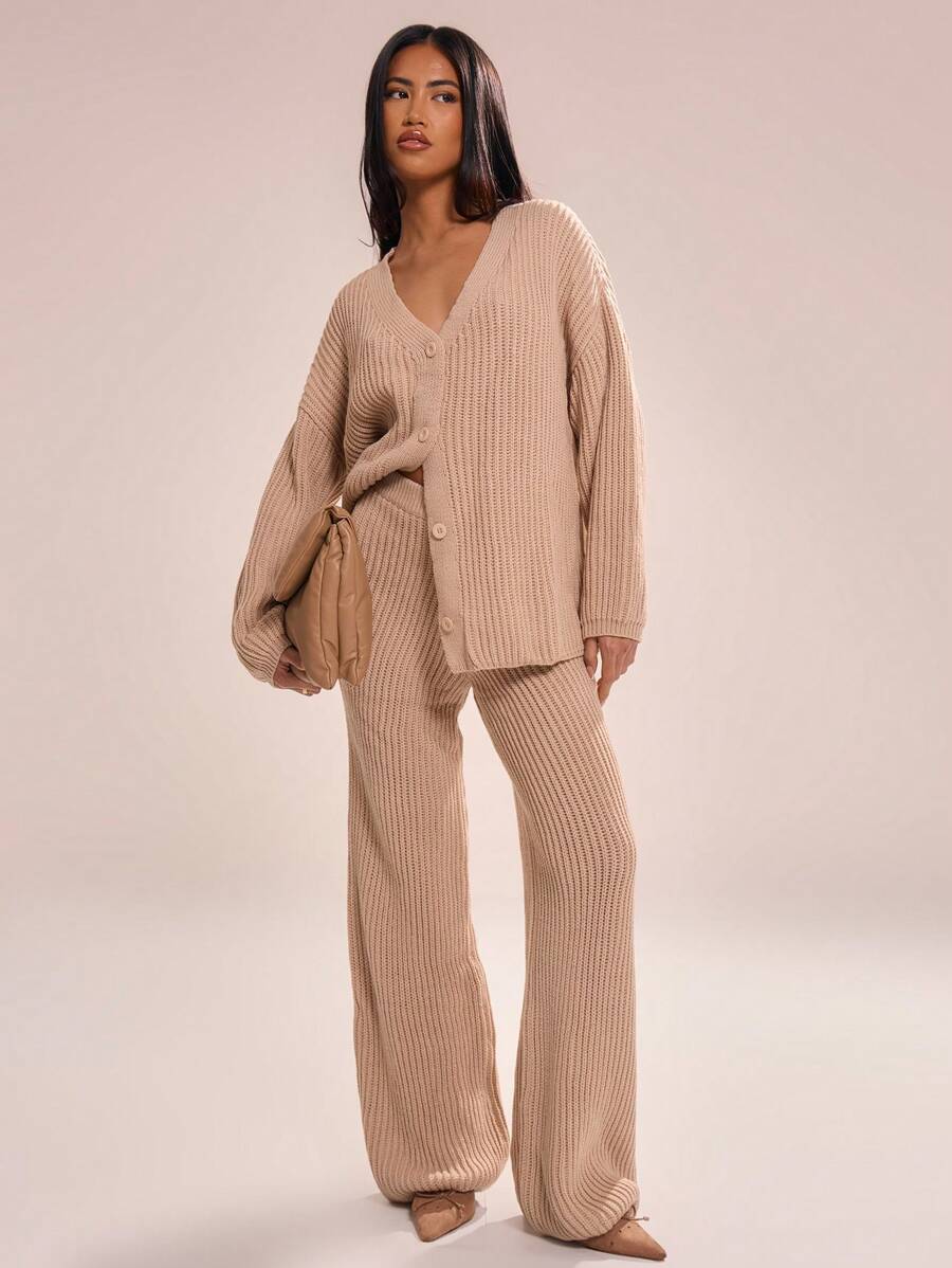 MUSERA 宽腿粗针织裤，Y2K 春季休闲可爱 90 年代风格，适合秋季、冬季、感恩节和圣诞节穿着。