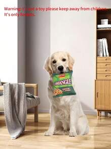 Interactive Squeaky Dog Toy - Creative Chips Design Plush With Sound Maker, Washable Stress Reliever For Puppy Separation Anxiety, Training Reward & Cuddle Buddy (Random Shipment) - Multicolor - View 8