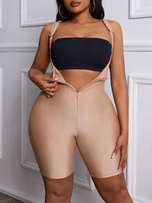 Calvaya 3 Stücke Set: Bauchformer, Taillenmieder und 5-Punkt-Shorts, um die Körperform zu verbessern, praktischer Rückverschluss, geeignet zum Tragen mit Kleidern