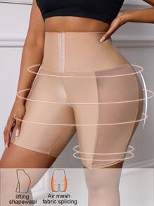 Calvaya 3 Stücke Set: Bauchformer, Taillenmieder und 5-Punkt-Shorts, um die Körperform zu verbessern, praktischer Rückverschluss, geeignet zum Tragen mit Kleidern