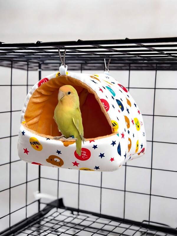 1 PIEZA Casa para pájaros tipo nido de loro de 4 estaciones, diseño cómodo y duradero, hecha de materiales de alta calidad, espacio interior amplio para loros, accesorio de decoración y mascotas
