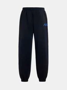 SHEIN Set de tricou cu mânecă scurtă și pantaloni de jogger pentru băieți, 2 buc.