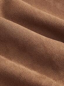 SHEIN MOD Vestido marrón para mujer con hombros al descubierto y cinturón gratis, Vestidos de invierno para mujeres, Vestidos elegantes para mujeres, Vestidos casuales, Vestidos vintage, Vestido estilo "Old Money", De vuelta a la escuela, Vestido, Vestido de Año Nuevo y Día de San Valentín - Café integral - Ver 3