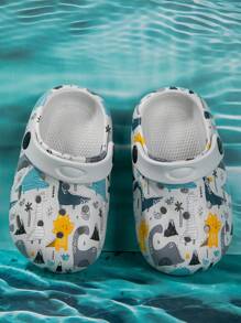 Toddler Boys' Comfortable Fashion Breathable Casual Cute Hollow Slippers, Suitable For Summer And Autumn
