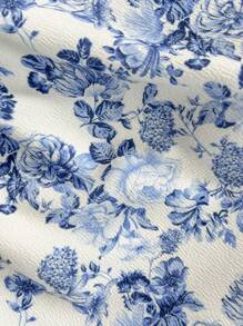 Soleia Holiday Women Floral Print Bandeau Crop Knit Vest, Summer Top