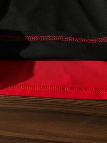 SHEIN Camisa polo de manga corta con cuello alto informal y bloques de color para niños pequeños, con botones delanteros, camisa formal y elegante, adecuada para uso diario casual, viajes, fiestas, festivales y la escuela, una camisa versátil, apropiada para primavera y verano