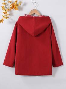 Tween Girl Ditsy Floral Hooded Top
