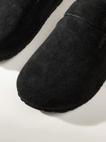 Solecia Women Plain Color Slip-On Casual Loafers Spring Shoes Spring Break Easter For Christmas - Black - View 3