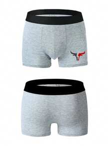 5 条装男士加大码平角内裤，适合所有季节的内裤