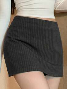 DAZY Women Solid Color Low Waist Super Short Mini Skirt Prom Skirt