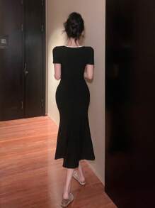 DAZY Spring/Summer New Design Color Block Splicing Dress For Women, Suitable For Night Out Prom Dress Sundress,Casual Women Dresses