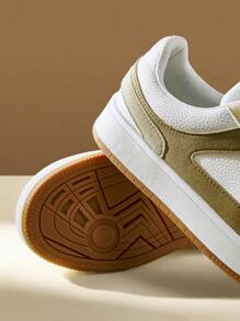 CUCCOO EASI 女士时尚百搭休闲运动鞋 - 杏色 - 查看 8