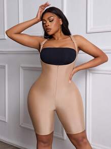 Calvaya 3 Stücke Set: Bauchformer, Taillenmieder und 5-Punkt-Shorts, um die Körperform zu verbessern, praktischer Rückverschluss, geeignet zum Tragen mit Kleidern