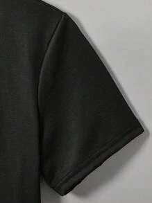 Casual & Comfortable Gradient Color Short Sleeve T-Shirt For Teenage Boys