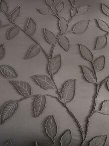 3 Stücke Polyester, weich & bequem, grau geschnittenes Blättermuster, Moderne Bettwäsche-Set (1 Bettbezug + 2 Kissenbezüge, ohne Füllung), geeignet für Heim-Dekoration, Schlafzimmer Nutzung, Ganzjährig