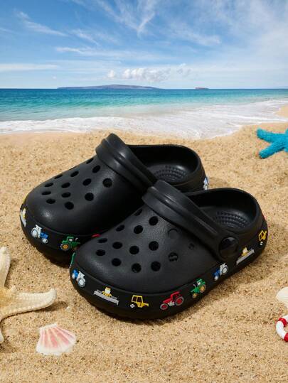 Toddler Boys' Fashionable Breathable Perforated Casual Comfortable Lightweight Shoes, Suitable For Summer Autumn