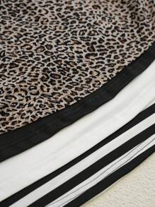 SHEIN EZwear Plus Size Summer Casual Tie Vintage Elastic Fitted Knit Cami Top Set For Spring