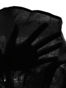 Manfinity VCAY Men Cotton Solid Button Up Shirt, Fall - Black - View 6