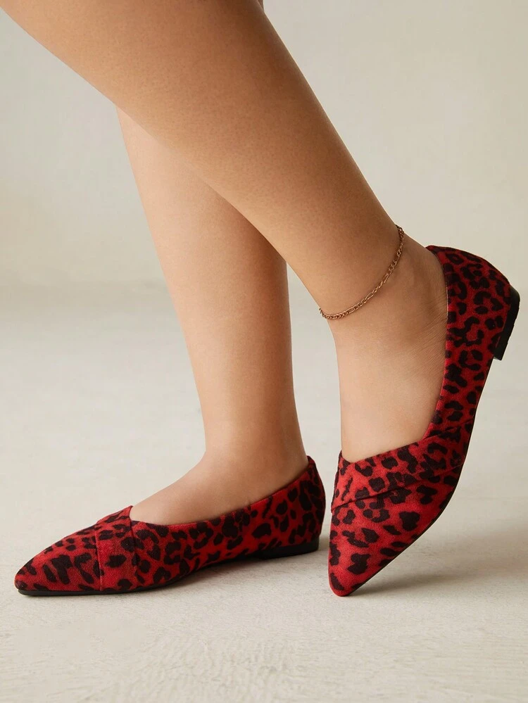 CUCCOO CURVES Damen Leoparden Muster Mokassins mit rundem Zehenbereich, Übergrößen, Mehrfarbig, geeignet für alle 4 Jahreszeiten, für den täglichen Gebrauch, Arbeit