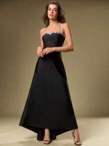 SHEIN Unity Women's Long Dress, Office Siren Outfits, Same Style As Influencers, Old Money Style, Elegant