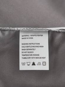 3 Stücke Polyester, weich & bequem, grau geschnittenes Blättermuster, Moderne Bettwäsche-Set (1 Bettbezug + 2 Kissenbezüge, ohne Füllung), geeignet für Heim-Dekoration, Schlafzimmer Nutzung, Ganzjährig