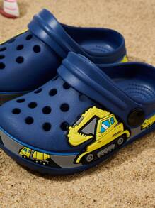 Sandalias casuales y respirable de moda para niños, con diseño cómodo sin cordones, adecuadas para verano y otoño