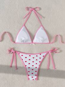 Swim Mod Traje de baño sexy de vacaciones de verano para mujer con tirantes finos