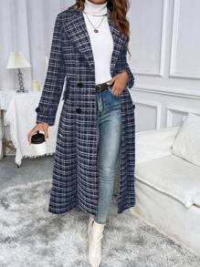 SHEIN Clasi Women's Casual Simple Fashion Daily Overcoat
