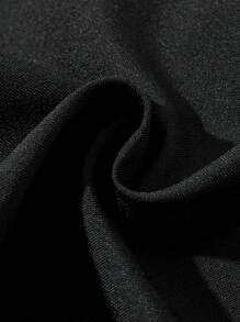 SHEIN 2pcs/Set Young Boys Elegant School Uniform Blazer And Shorts Black Suit Set, Versatile For Weddings, Graduations, Anniversaries, Parties, Balls, Birthdays, Commuting, School, Daily Leisure, Vacation, Travel, Sports, Suitable For Young Boy, School Boys Outfits, Family Matching Outfits, Spring And Summer Season.