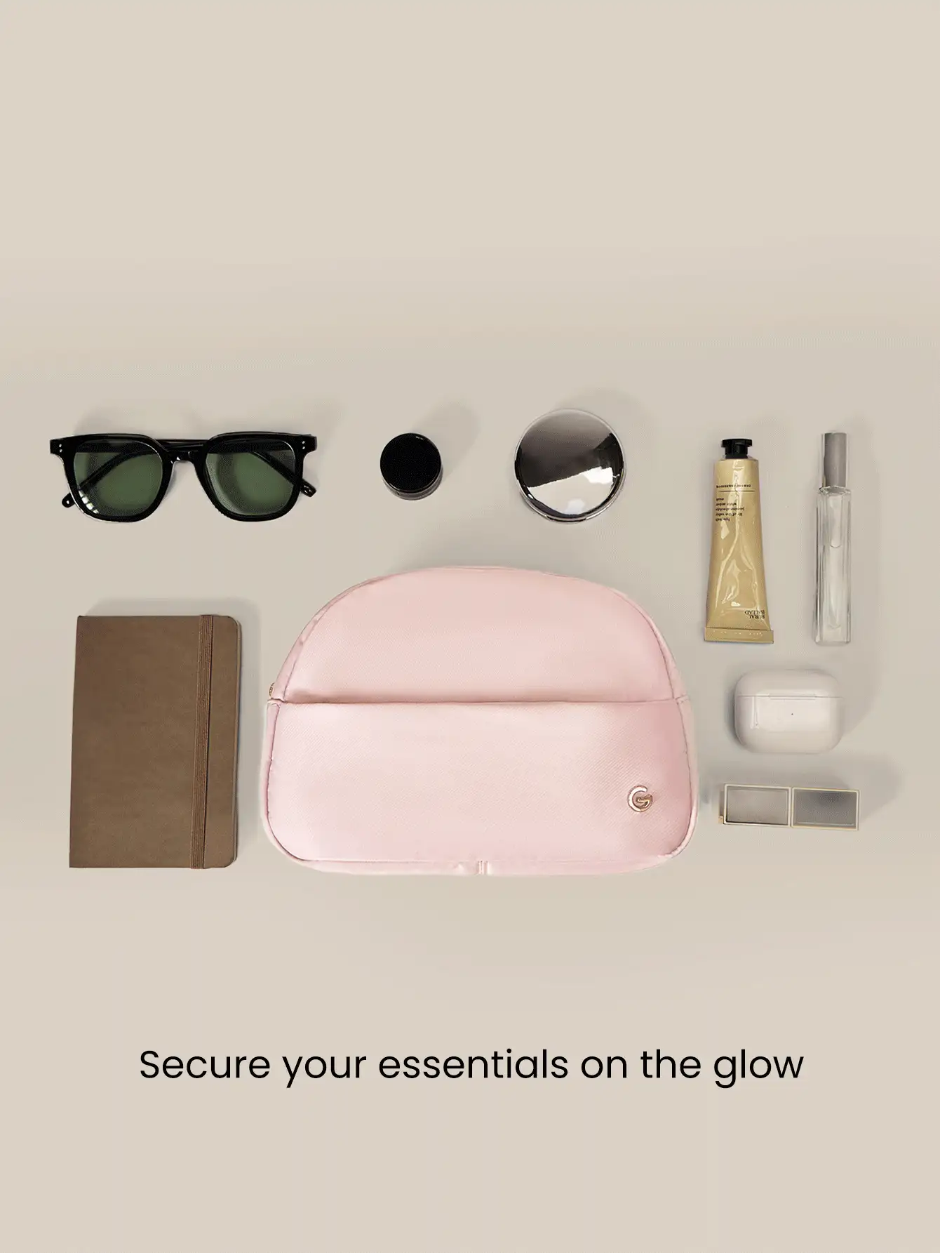 GLOWMODE Husă de călătorie cu două buzunare, 2L Travel Mate, pentru toate lucrurile mici esențiale