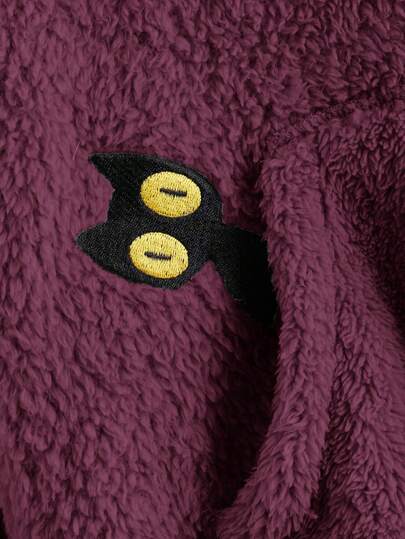 Kawaii sweat-shirt à capuche décontracté pour femmes avec détail de poche