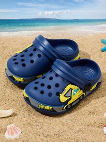 Sandalias casuales y respirable de moda para niños, con diseño cómodo sin cordones, adecuadas para verano y otoño