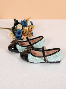 1 Pair Stylish Bow Decor Mary Jane Flats, Versatile For All Seasons