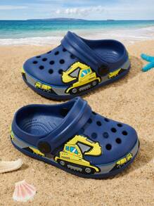 Sandalias casuales y respirable de moda para niños, con diseño cómodo sin cordones, adecuadas para verano y otoño