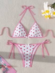 Swim Mod Traje de baño sexy de vacaciones de verano para mujer con tirantes finos