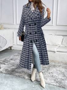 SHEIN Clasi Women's Casual Simple Fashion Daily Overcoat